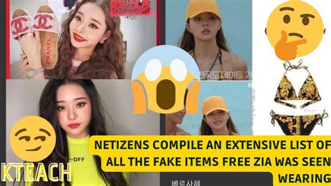 zia wearing fake clothes|Netizens compile an extensive list of all the fake items Free Zia .